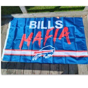 NEW Buffalo Bills Mafia Light Blue NFL 3X5  Feet Flag